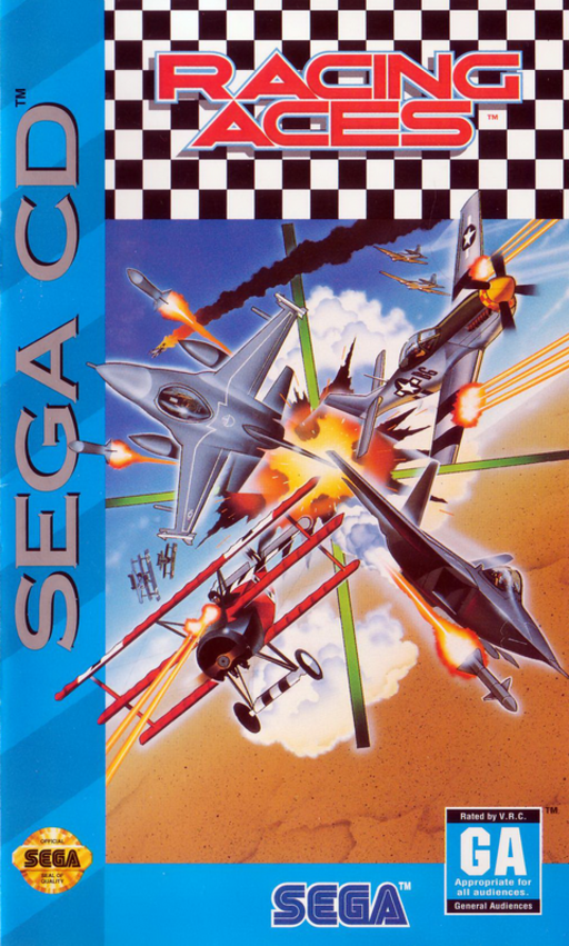 Racing Aces (USA) Sega CD Game Cover
